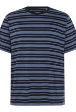 KnowledgeCotton Apparel KnowledgeCotton, Striped T-Shirt, blue stripe, S