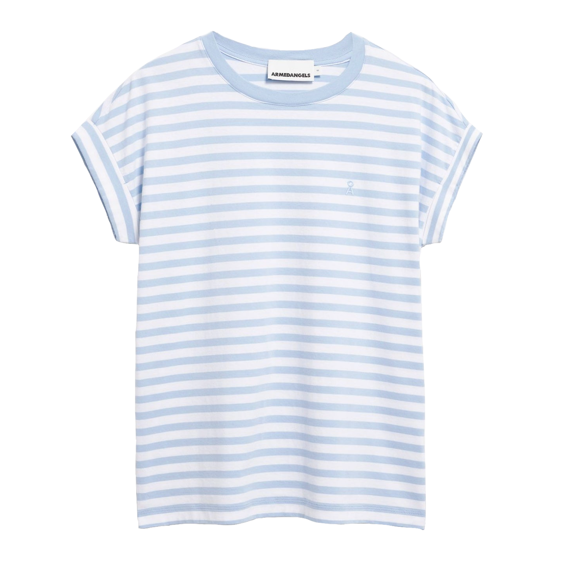 Armedangels Armedangels, Idaara Stripes, white-soft blue, XS