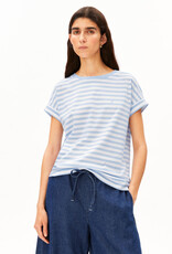 Armedangels Armedangels, Idaara Stripes, white-soft blue, XS
