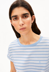 Armedangels Armedangels, Idaara Stripes, white-soft blue, XS