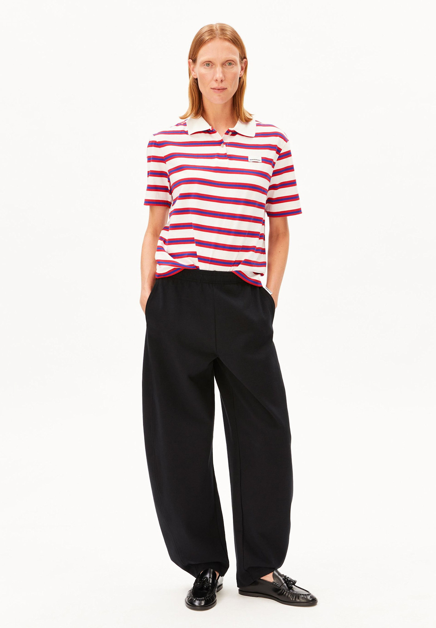 Armedangels Armedangels, Basic Jersey Barrel Pant, black, L