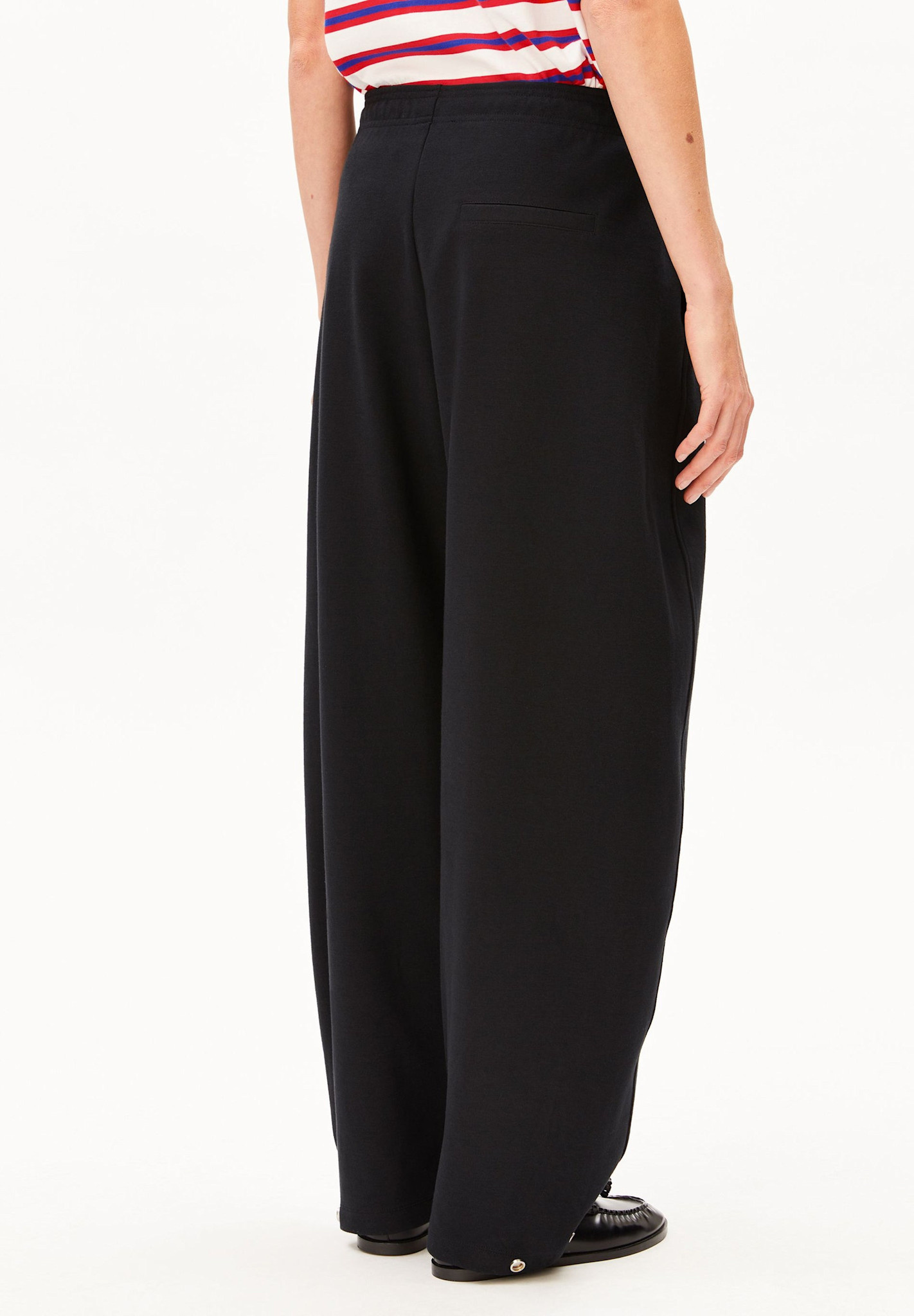 Armedangels Armedangels, Basic Jersey Barrel Pant, black, XS