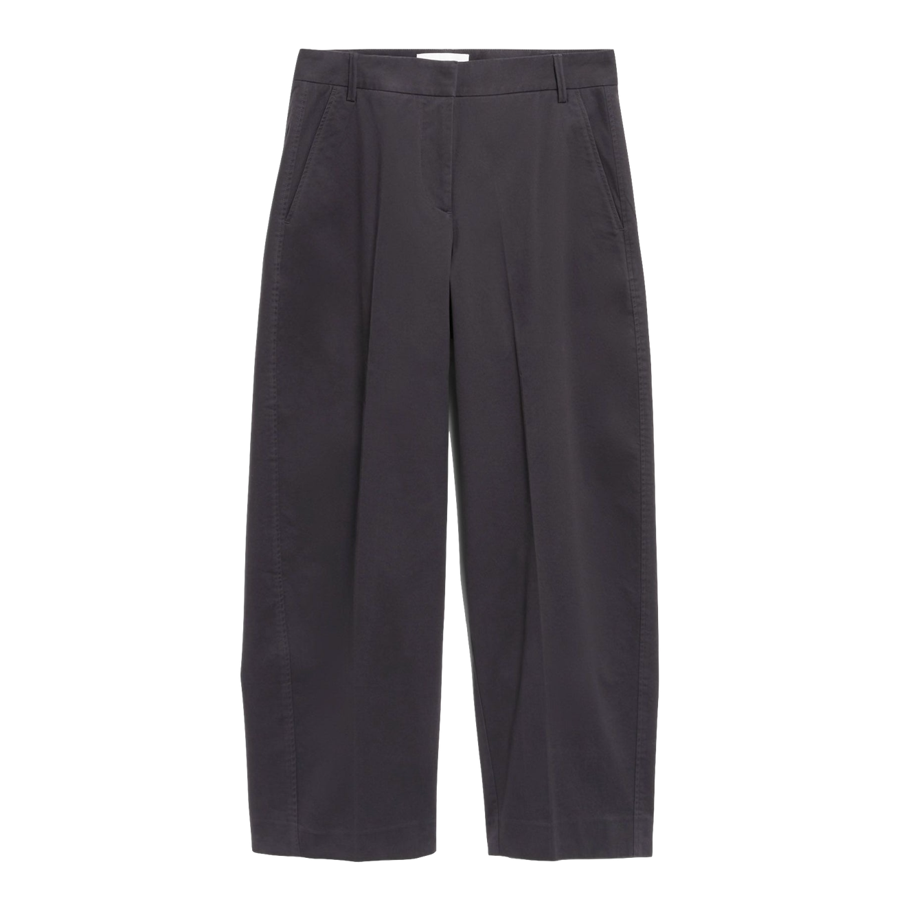 Armedangels Armedangels, Barrel Leg Twill Pant, dark steel, S