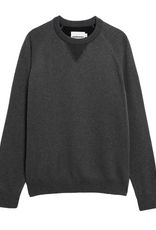 Armedangels Armedangels, Cotton Knit Sweater, mid silver melange-black, L