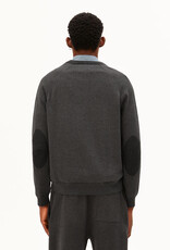 Armedangels Armedangels, Cotton Knit Sweater, mid silver melange-black, L