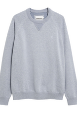 Armedangels Armedangels, Cotton Knit Sweater, silver melange-mid silver melange, XL