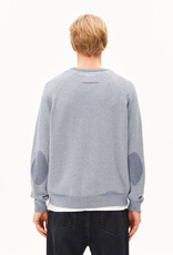 Armedangels Armedangels, Cotton Knit Sweater, silver melange-mid silver melange, M