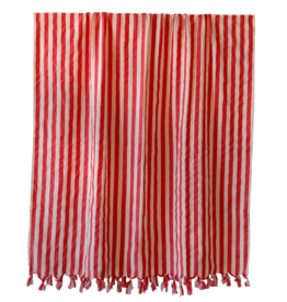 VivaMaison VivaMaison, Cotton Peshtemal Striped, red