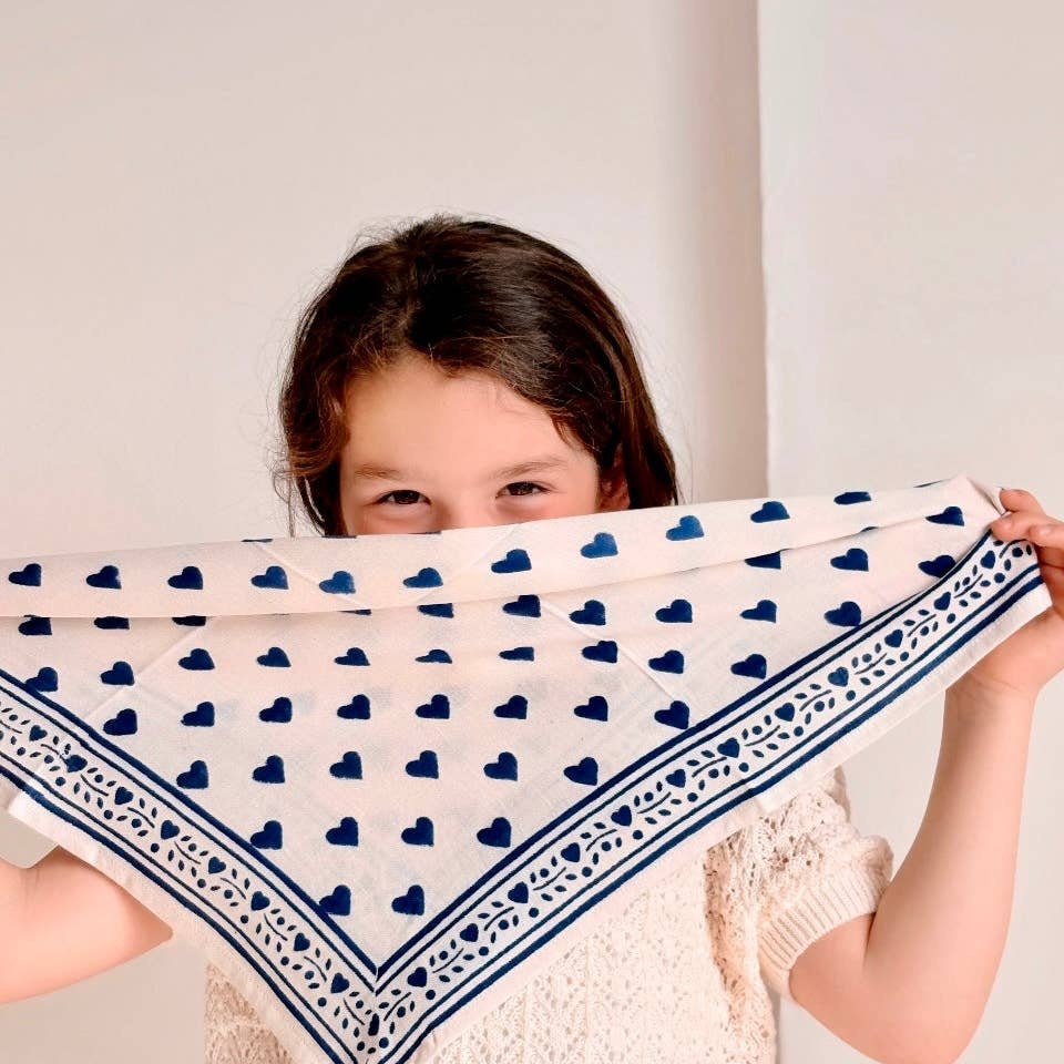 Maison Augustin Maison Augustin, Baby Child Scarf Love, lapis