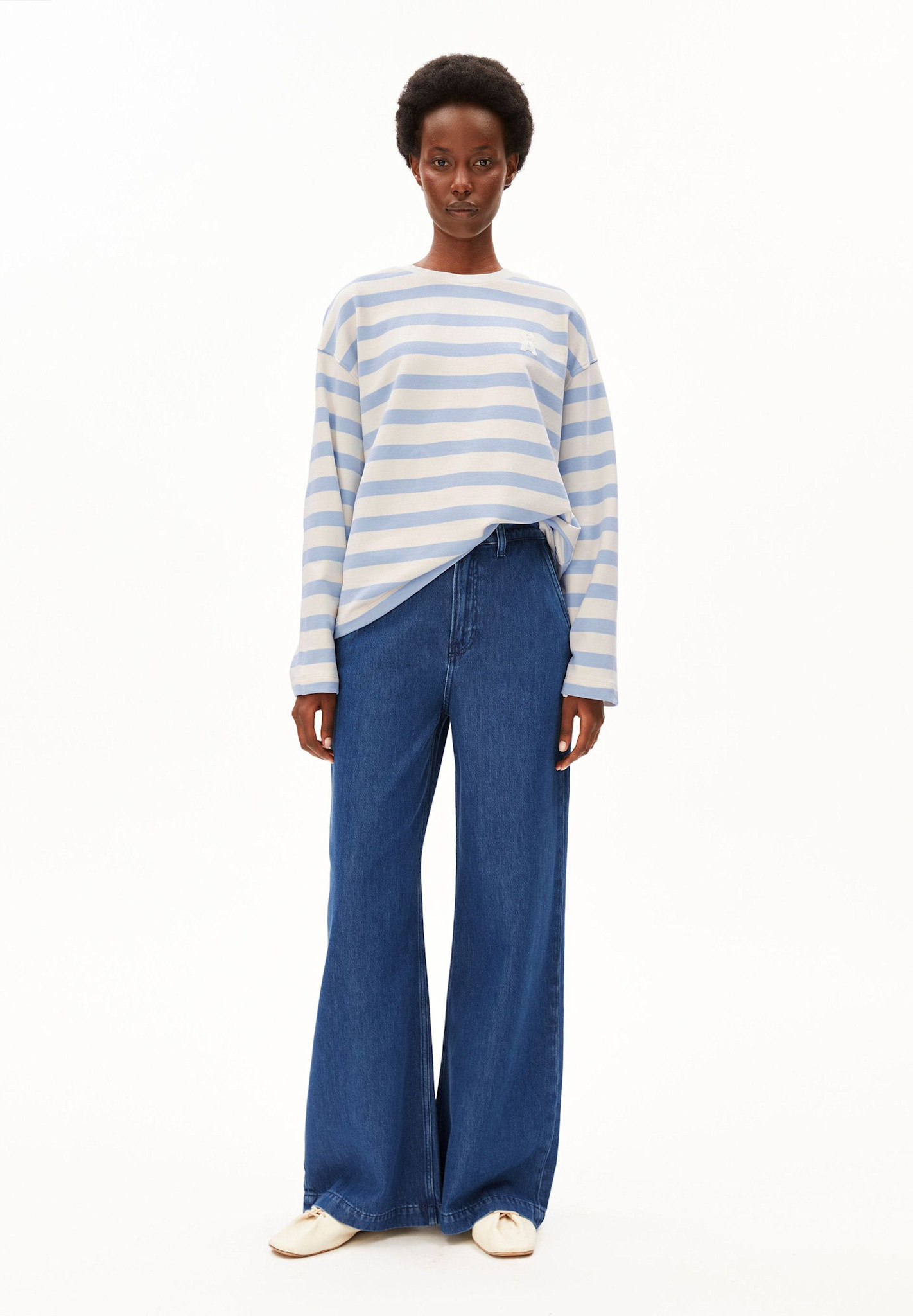 Armedangels Armedangels, Iconic A Frankaa Bold, undyed-soft blue, XS