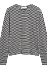Armedangels Armedangels, Slub Jersey Stripe LS, black-oatmilk, L