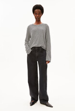 Armedangels Armedangels, Slub Jersey Stripe LS, black-oatmilk, XS