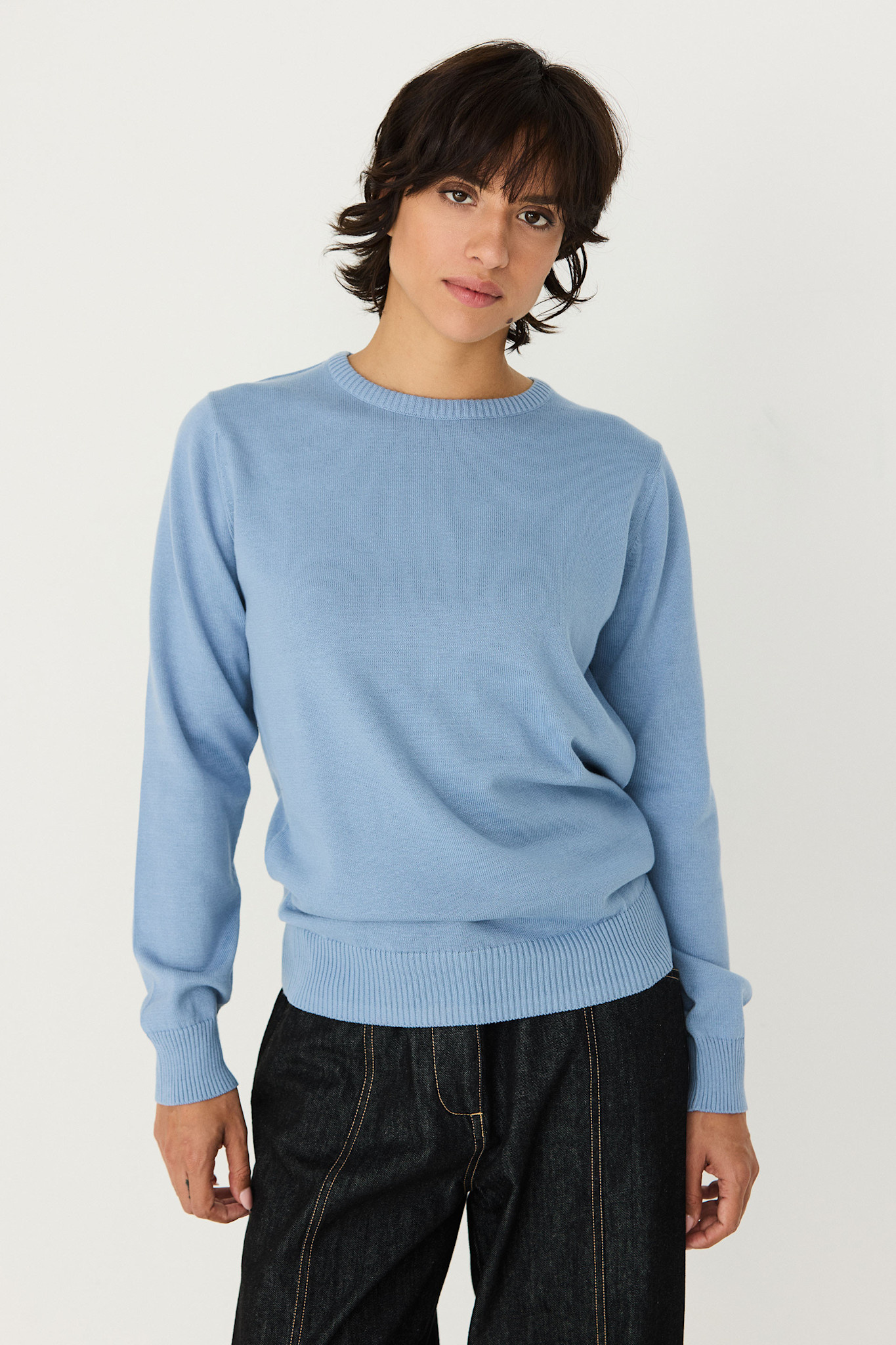 Skunkfunk Skfk, Iradi Sweater, sky blue, M (40)