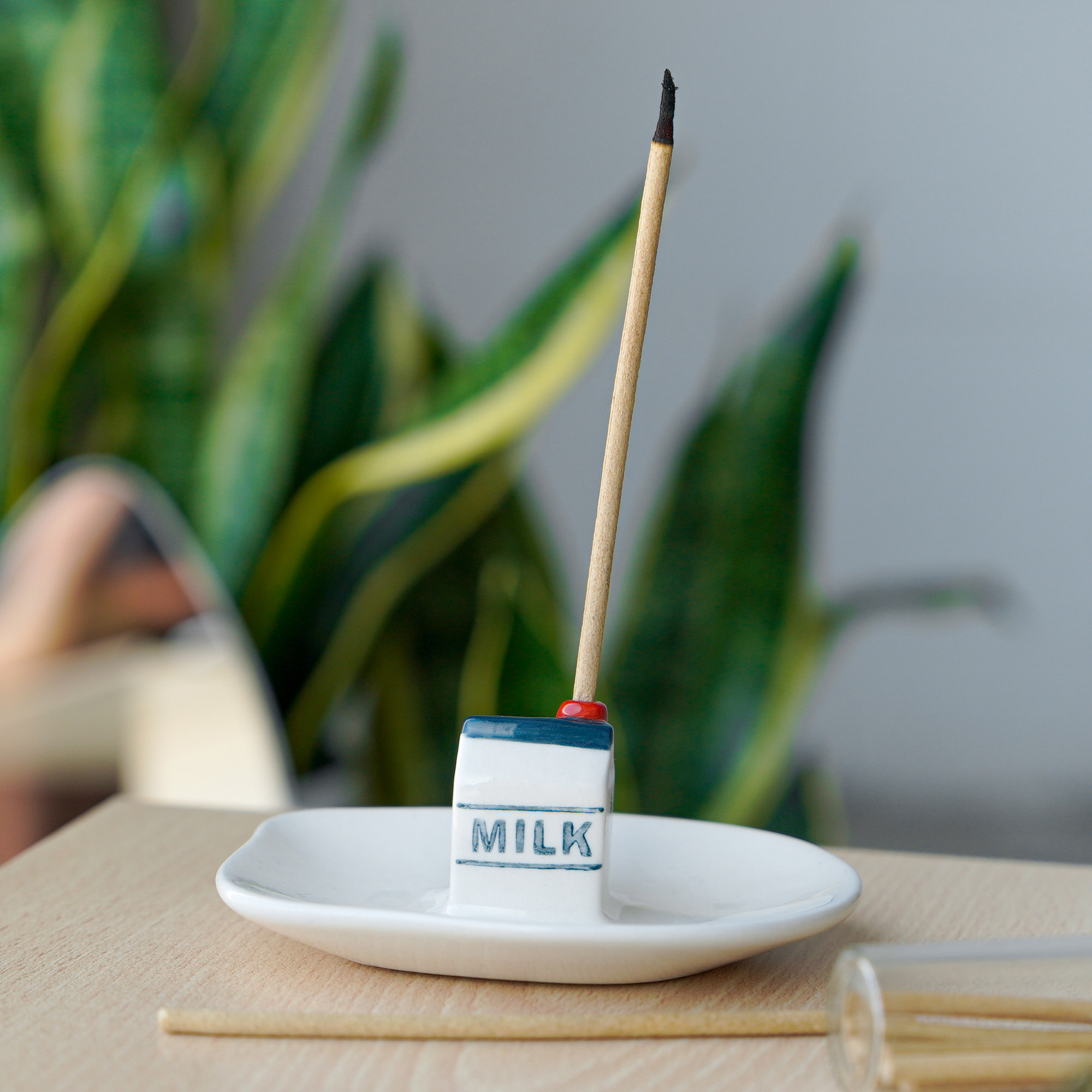Helio Ferretti Helio Ferretti, Incense Burner, milk brick