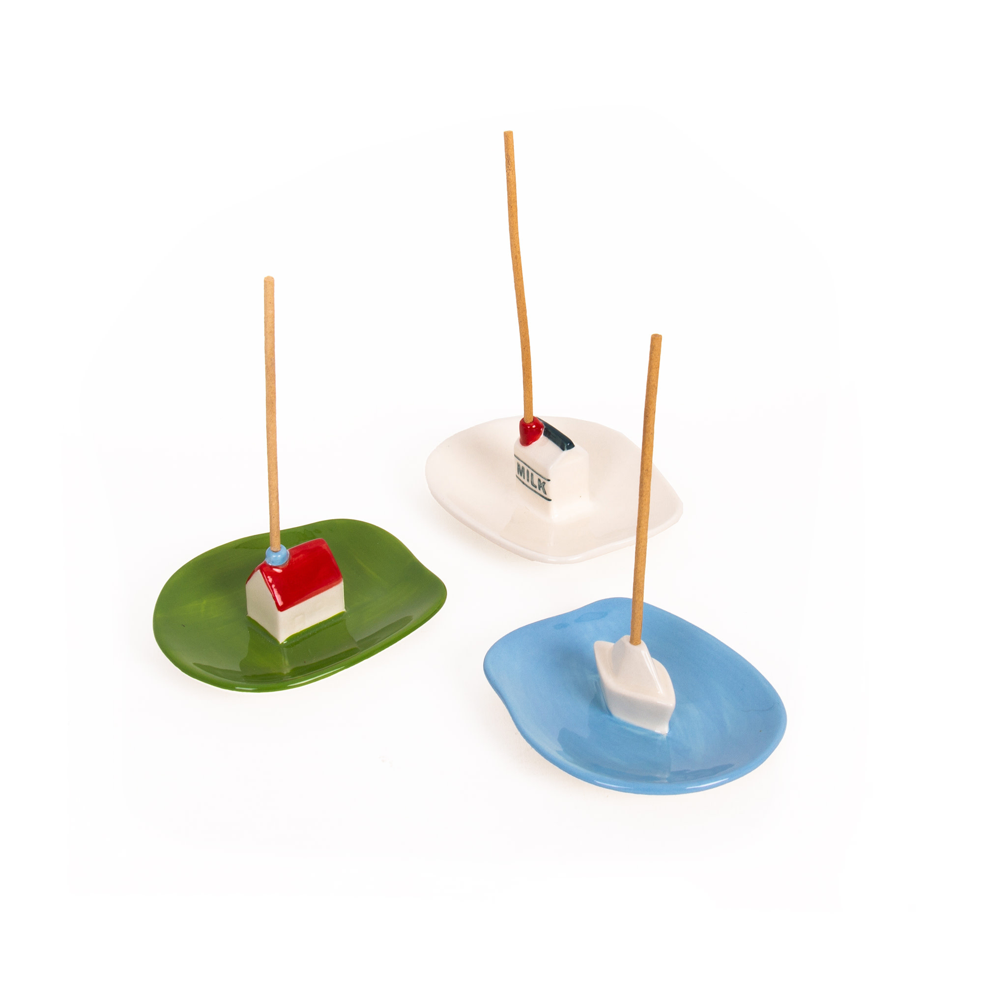 Helio Ferretti Helio Ferretti, Incense Burner, paper boat