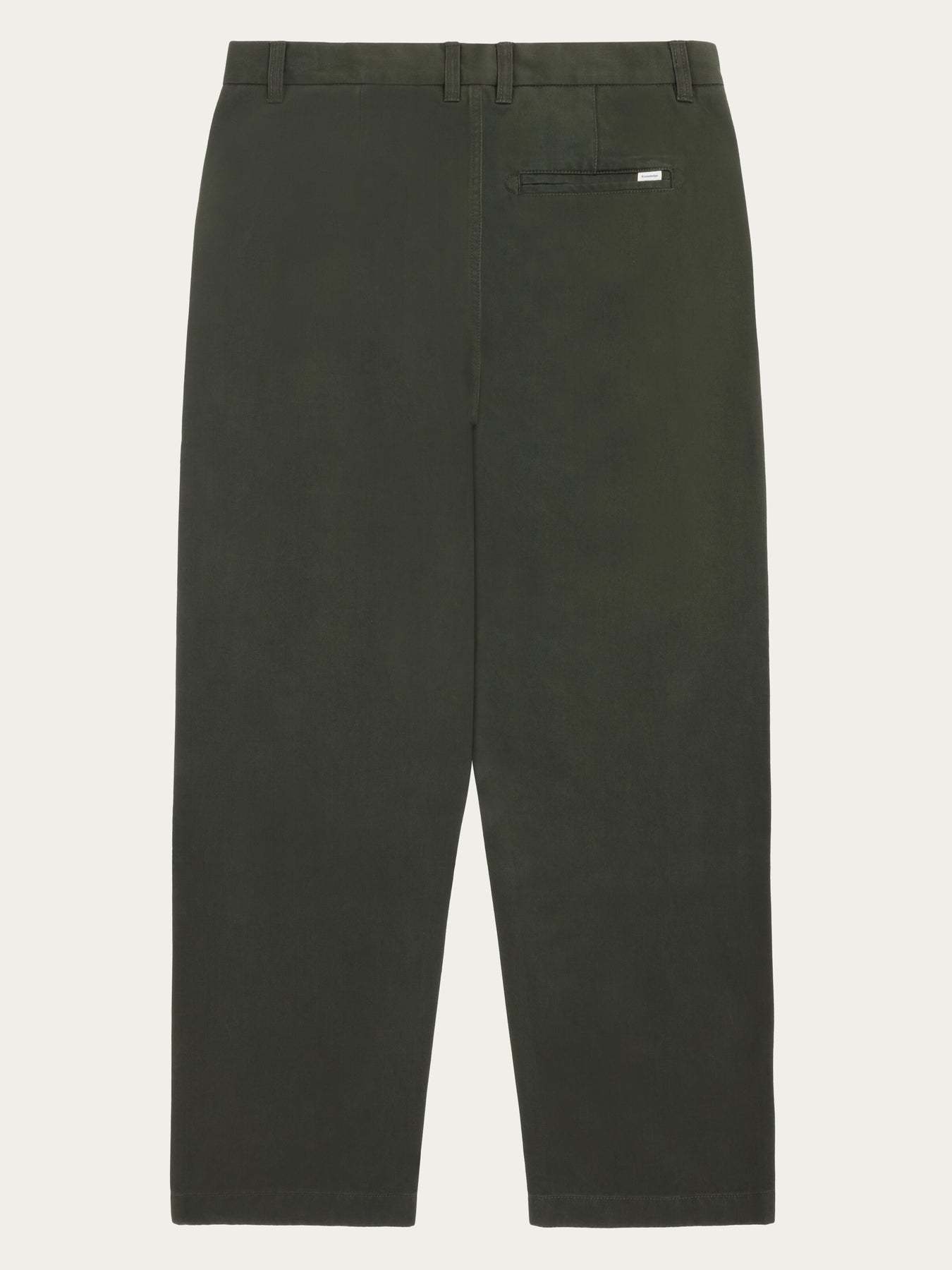 KnowledgeCotton Apparel KnowledgeCotton, Flint Wide Chino Pants, forest night, 30/32