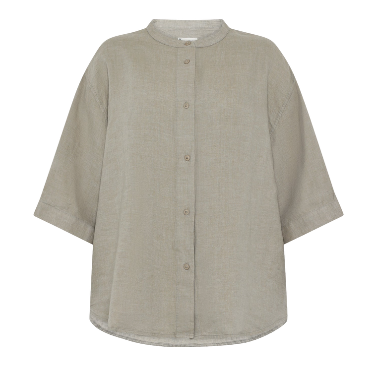 KnowledgeCotton Apparel KnowledgeCotton, Organic Linen Shirt, twill, S