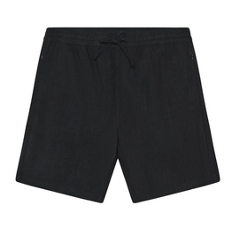 KnowledgeCotton Apparel KnowledgeCotton, Astral Comfort Linen Blend Shorts, black jet, L