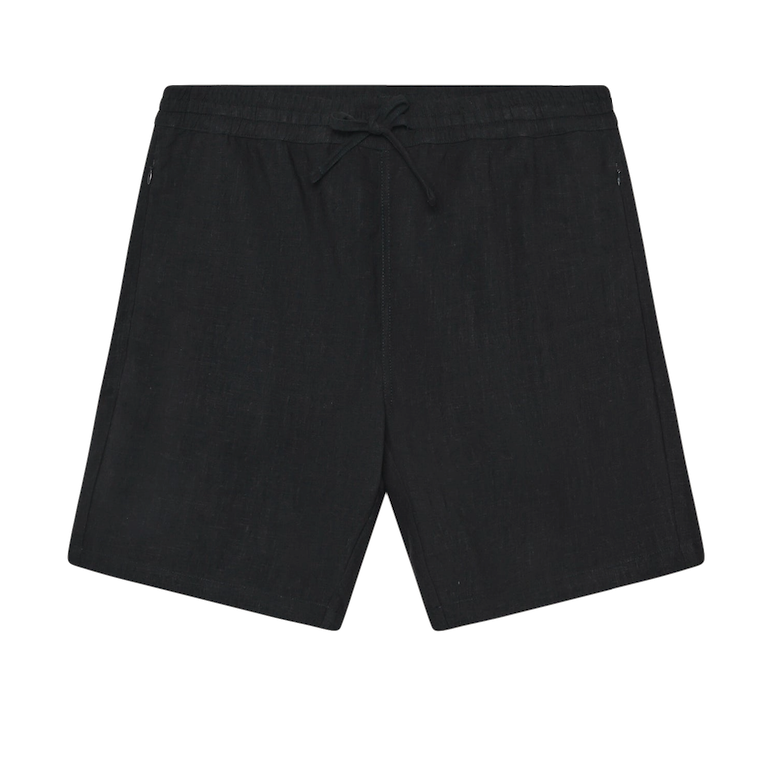 KnowledgeCotton Apparel KnowledgeCotton, Astral Comfort Linen Blend Shorts, black jet, M