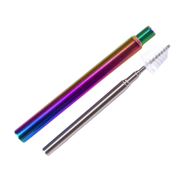 Helio Ferretti Helio Ferretti, Telescopic Straw, rainbow