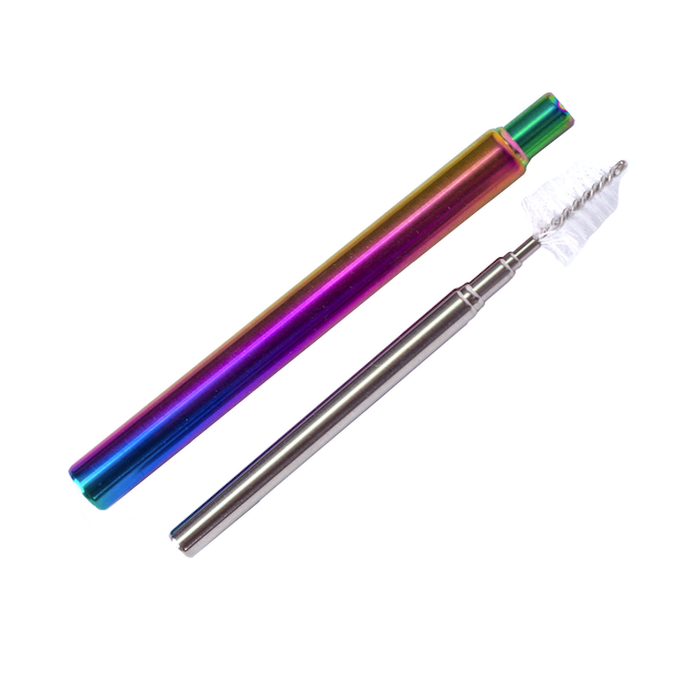 Helio Ferretti Helio Ferretti, Telescopic Straw, rainbow