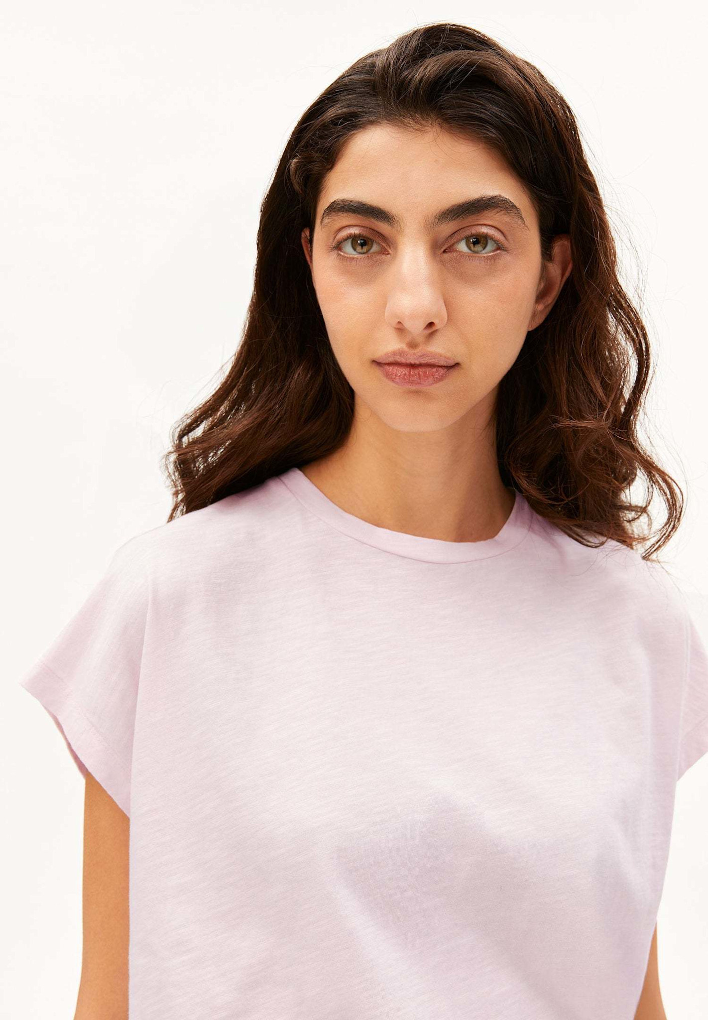 Armedangels Armedangels, Slub Jersey T-Shirt, pink mist, L