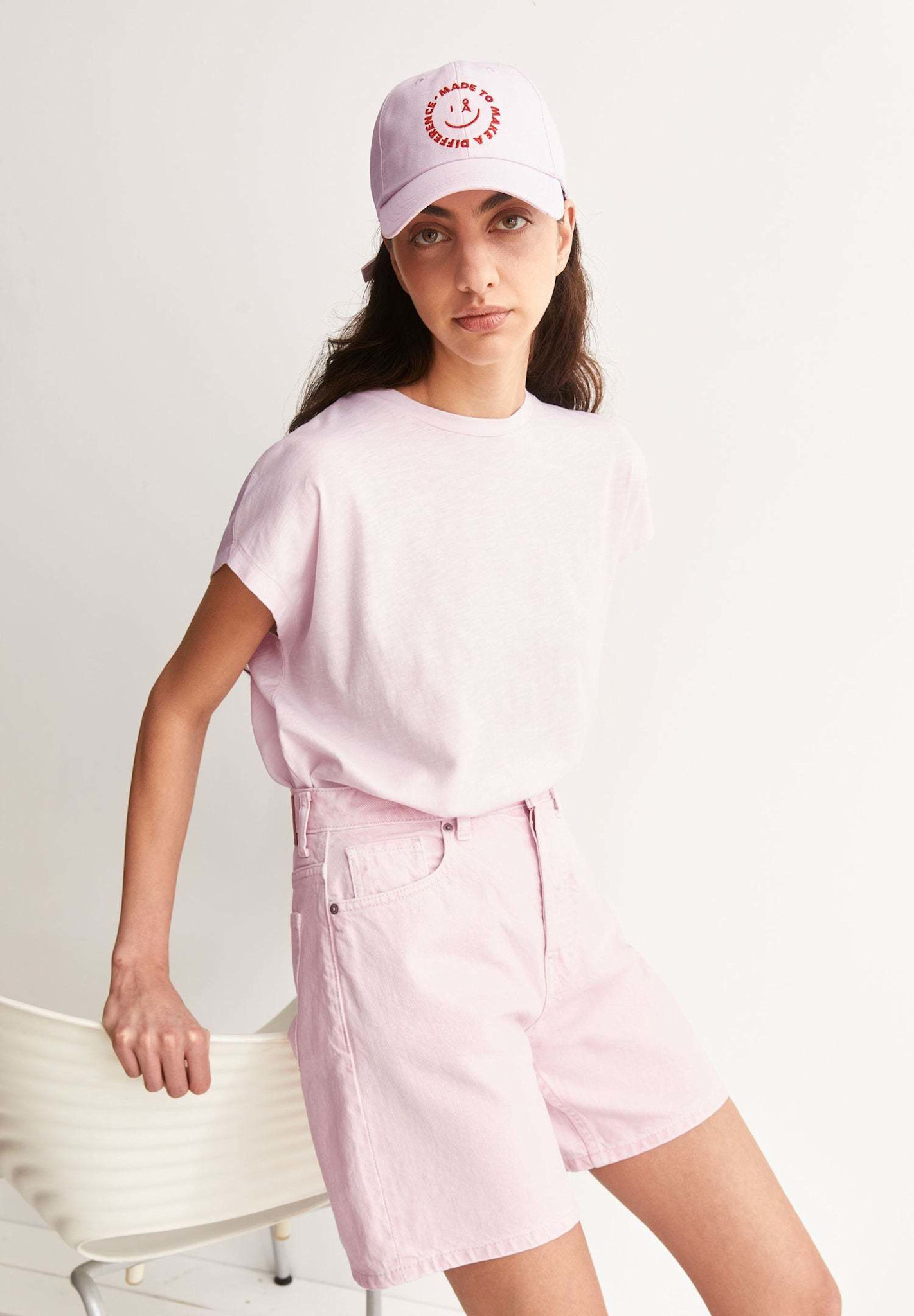 Armedangels Armedangels, Slub Jersey T-Shirt, pink mist, XS