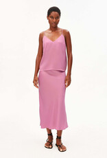 Armedangels Armedangels, Satin Spaghetti Top, washed berry, S