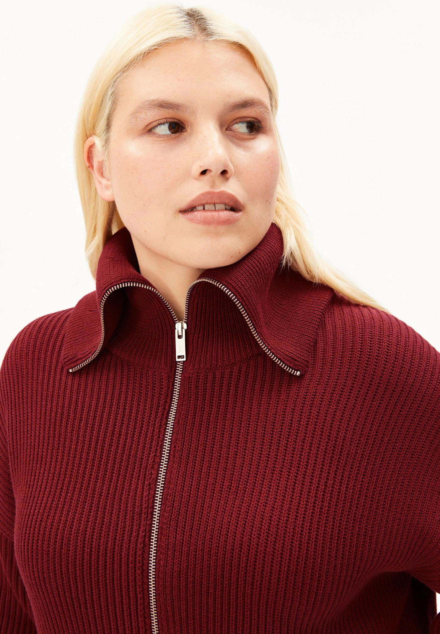 Armedangels Armedangels, Vanisé Cardigan, (light) velvet red, XS
