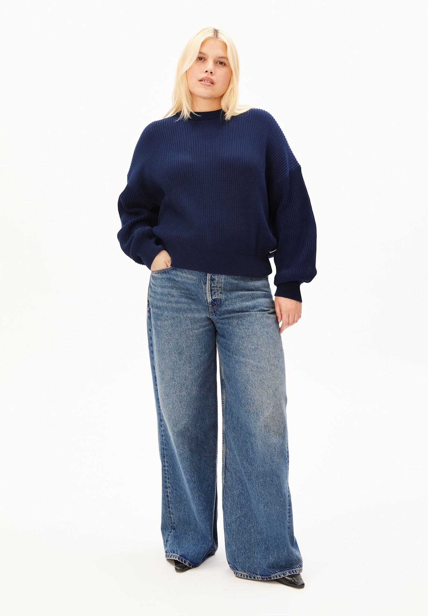 Armedangels Armedangels, Vanisé Sweater, (light) tinted navy, S