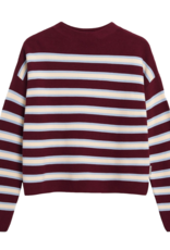 Armedangels Armedangels, Merinaa, velvet red-soft blue-oatmilk, L