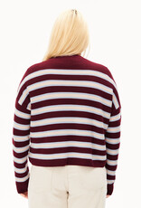 Armedangels Armedangels, Merinaa, velvet red-soft blue-oatmilk, L