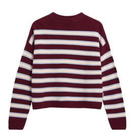Armedangels Armedangels, Merinaa, velvet red-soft blue-oatmilk, S