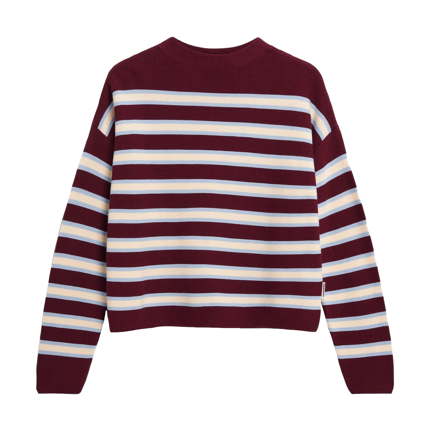 Armedangels Armedangels, Merinaa, velvet red-soft blue-oatmilk, XS
