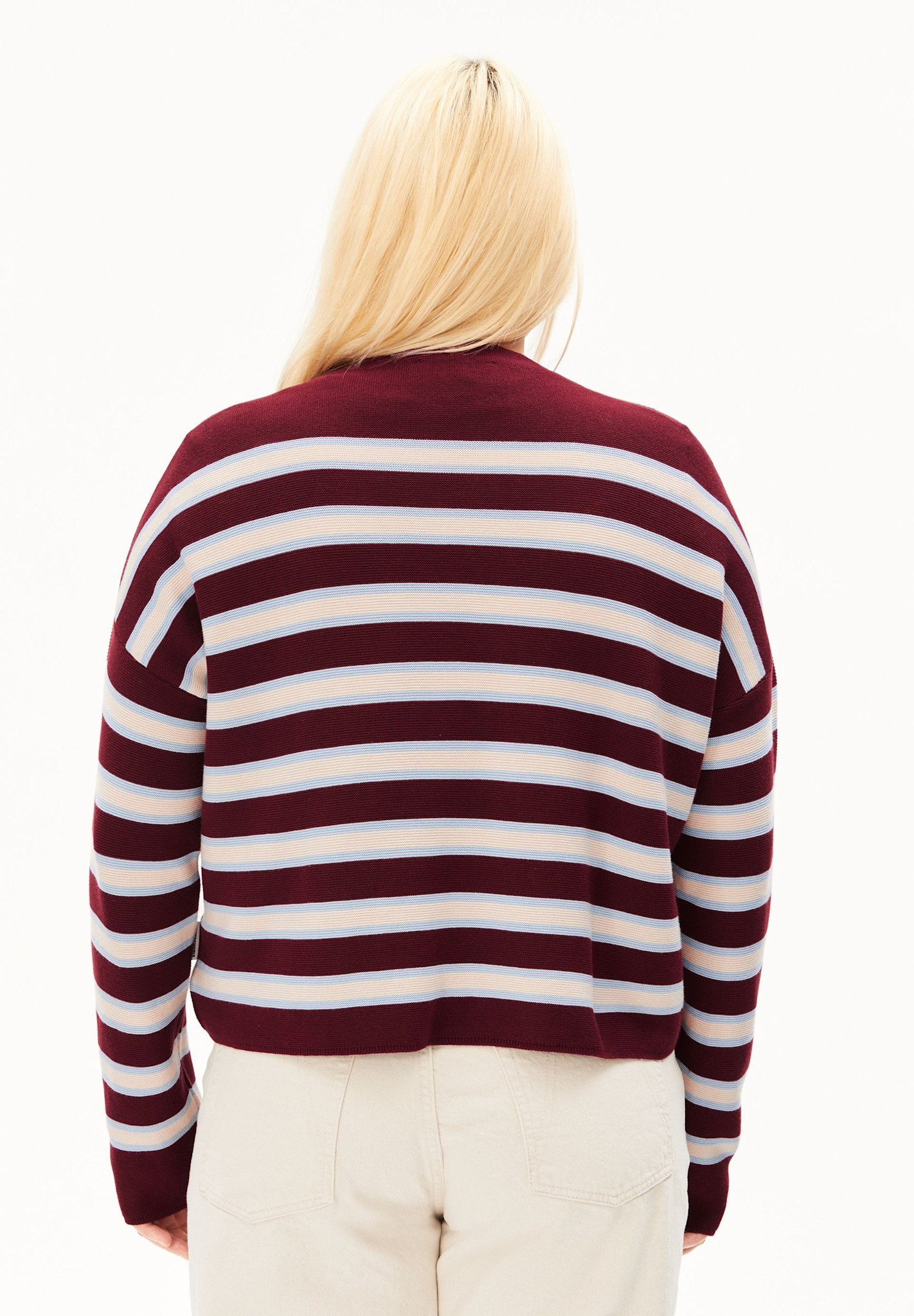 Armedangels Armedangels, Merinaa, velvet red-soft blue-oatmilk, XS