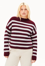 Armedangels Armedangels, Merinaa, velvet red-soft blue-oatmilk, XS