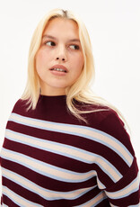 Armedangels Armedangels, Merinaa, velvet red-soft blue-oatmilk, XS