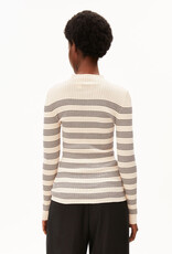 Armedangels Armedangels, Alaania Striped, oatmilk-black, S
