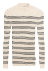 Armedangels Armedangels, Alaania Striped, oatmilk-black, XS