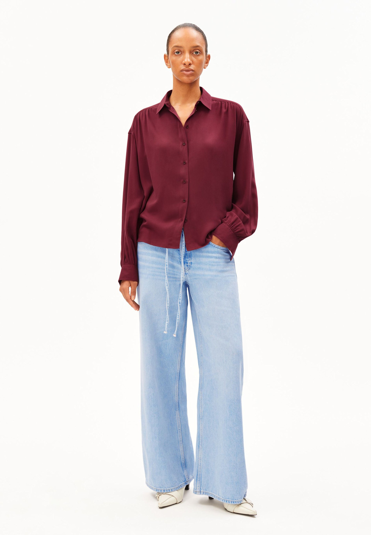 Armedangels Armedangels, Efinaraa Ecovero, velvet red, L