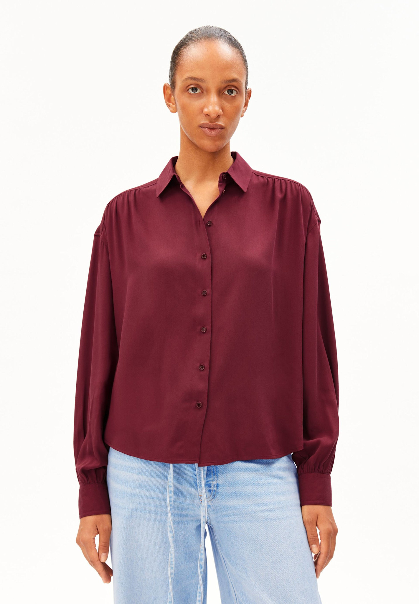 Armedangels Armedangels, Efinaraa Ecovero, velvet red, M