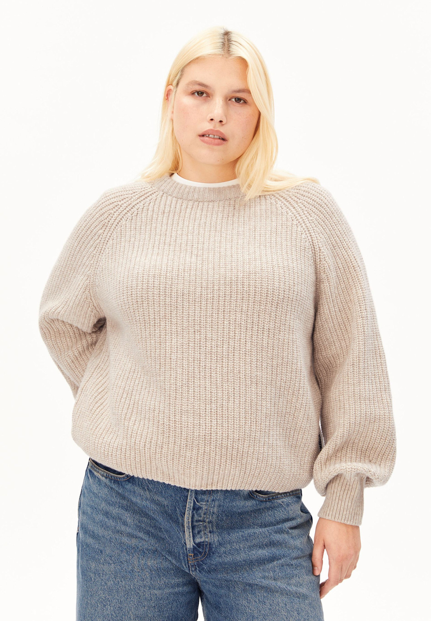 Armedangels Armedangels, Rib Knit Sweater, honey mel., M