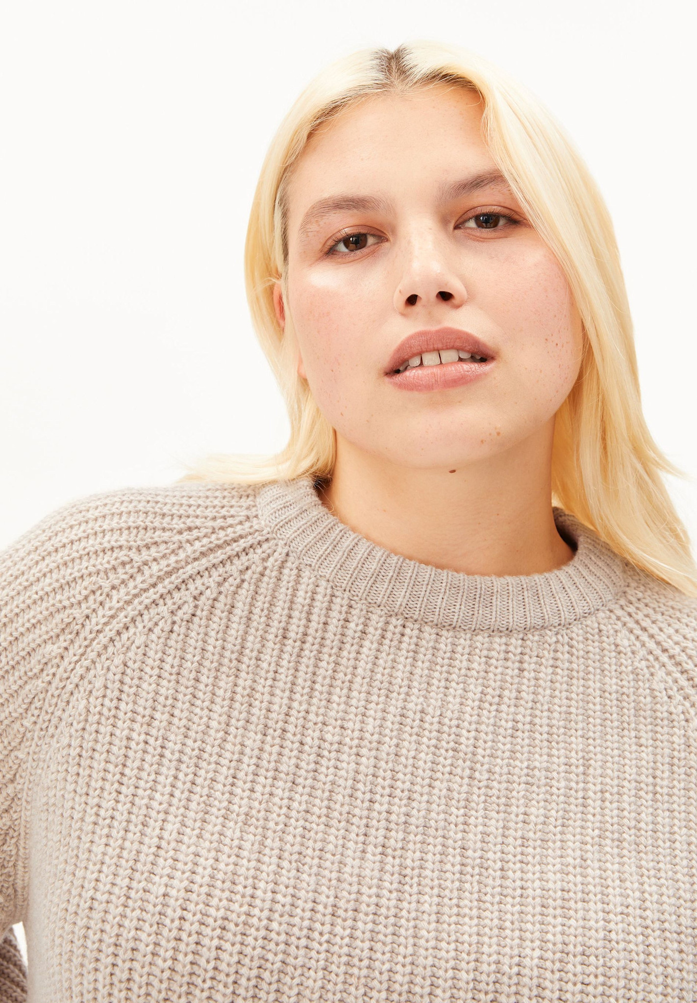 Armedangels Armedangels, Rib Knit Sweater, honey mel., S