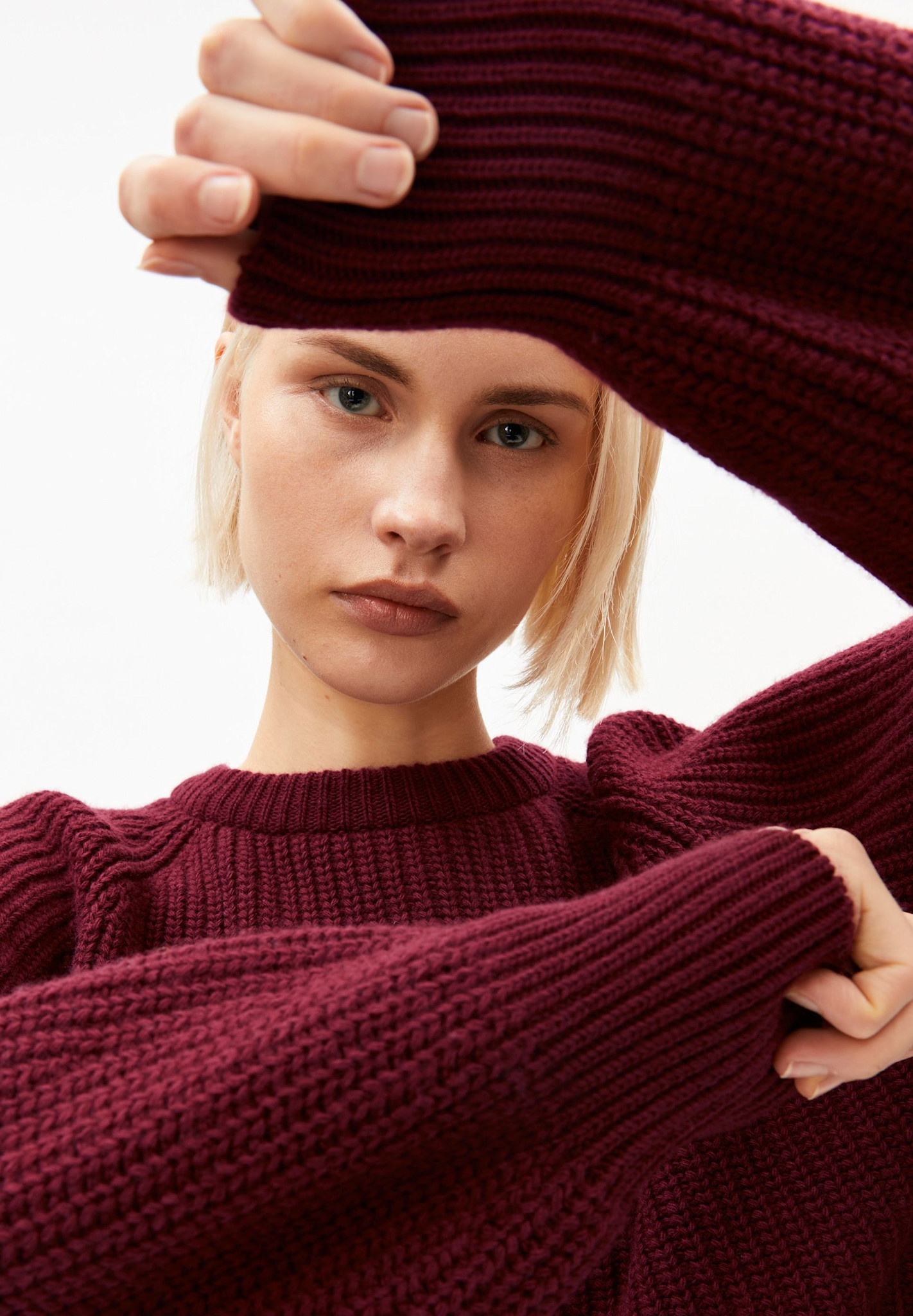 Armedangels Armedangels, Rib Knit Sweater, velvet red, L