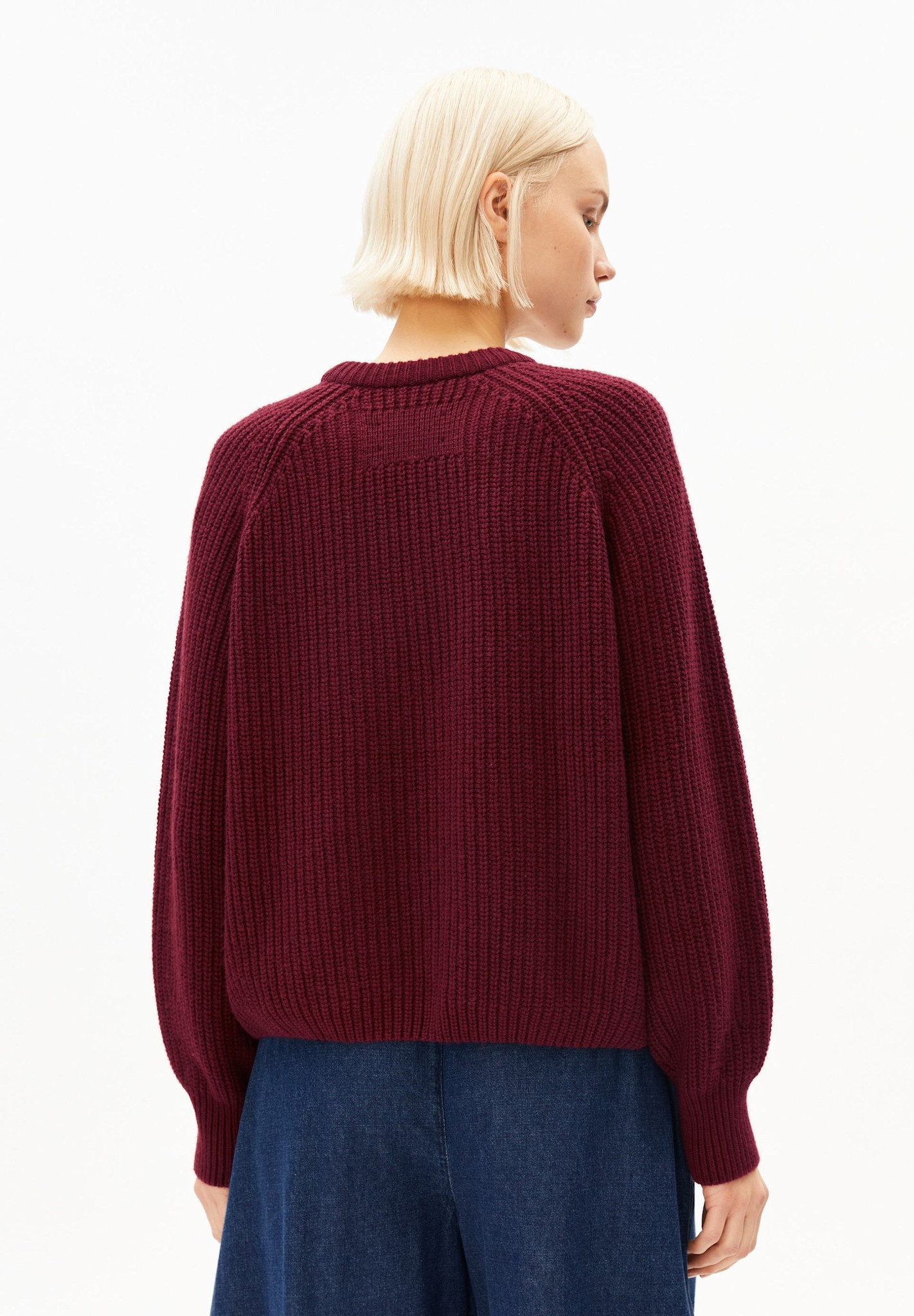 Armedangels Armedangels, Rib Knit Sweater, velvet red, S