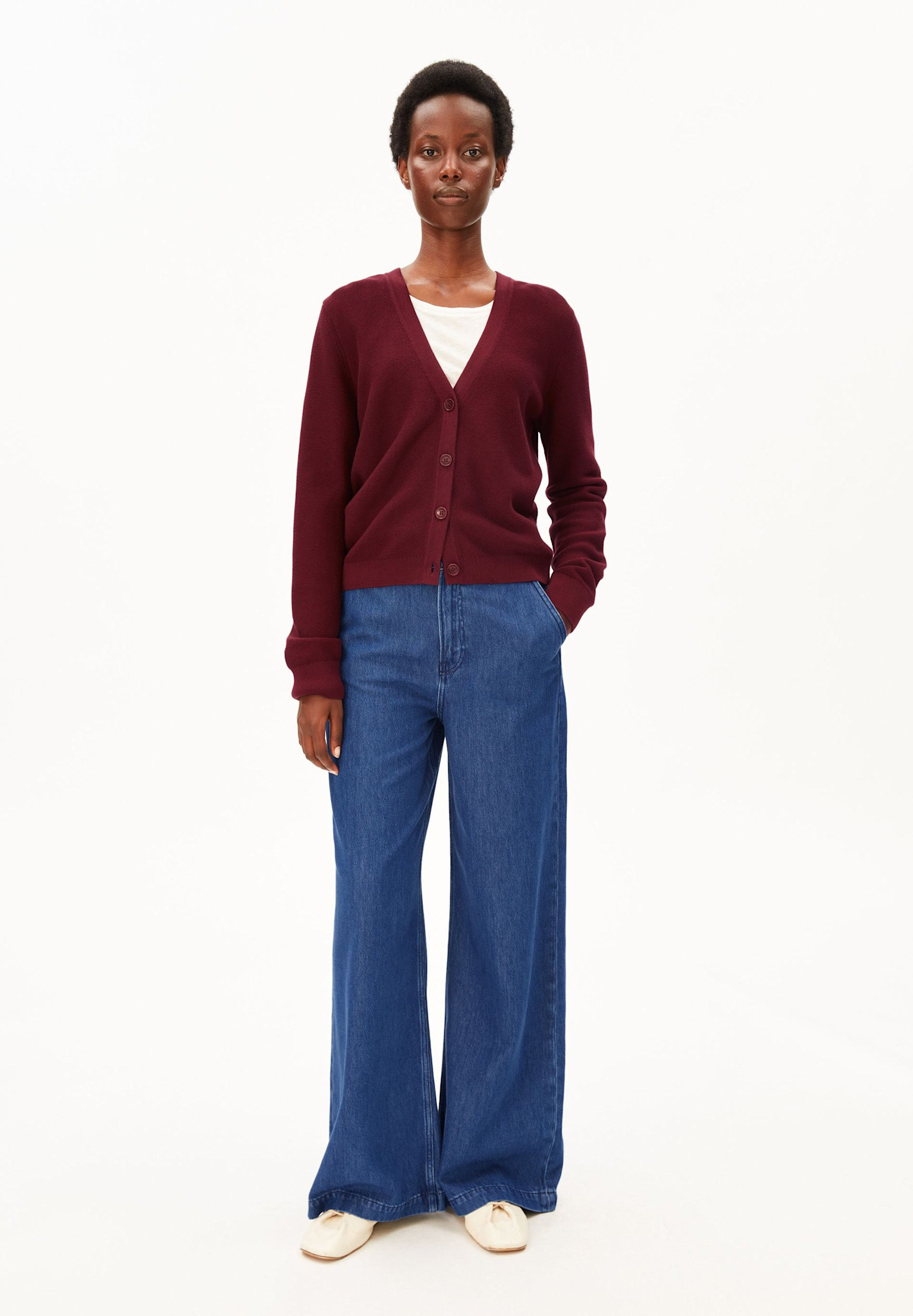 Armedangels Armedangels, Menaal Cardigan, velvet red, S