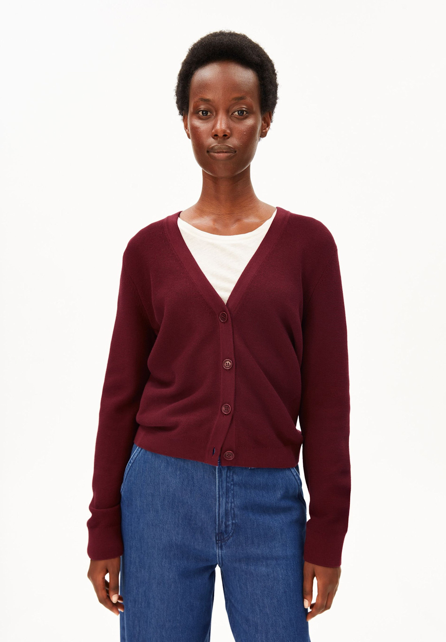 Armedangels Armedangels, Menaal Cardigan, velvet red, XS