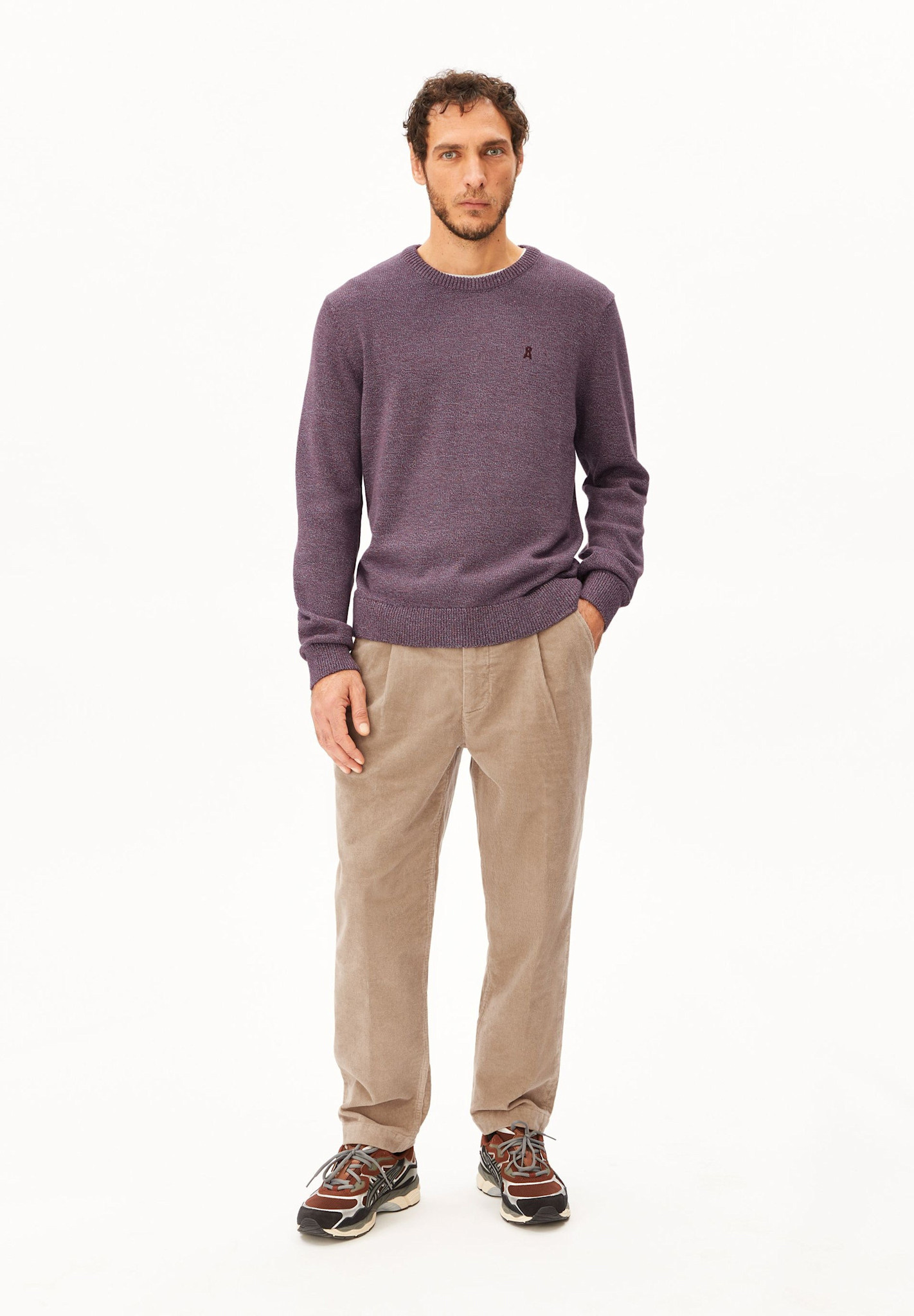 Armedangels Armedangels, Alvaario, velvet red-moonlit lilac-dusty moon, M