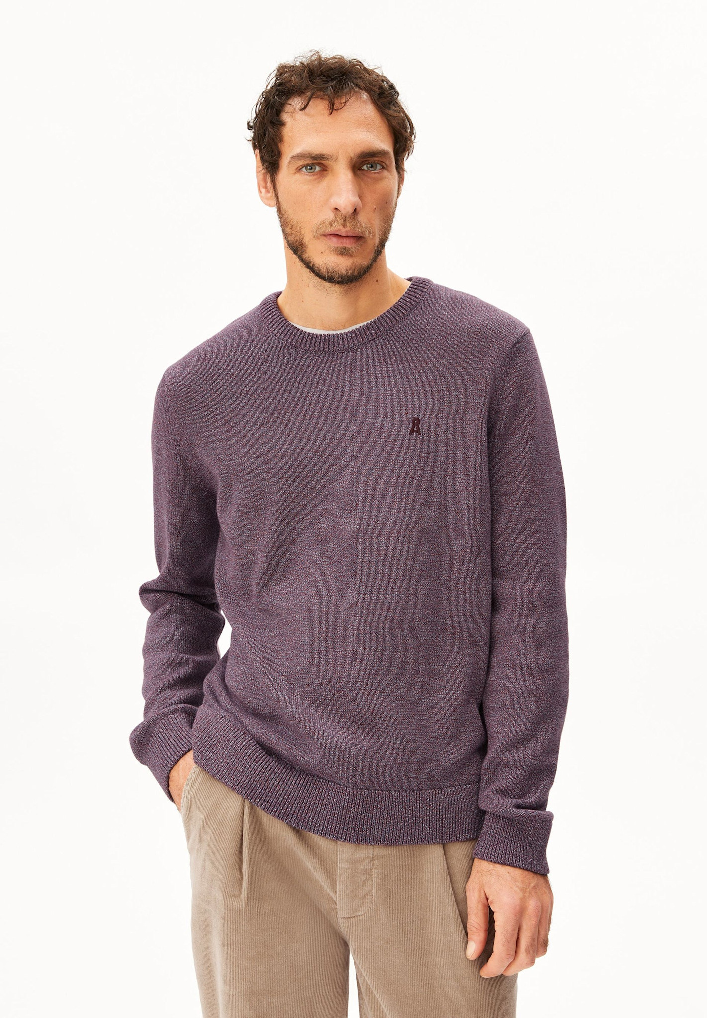 Armedangels Armedangels, Alvaario, velvet red-moonlit lilac-dusty moon, S