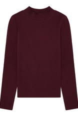 KnowledgeCotton Apparel KnowledgeCotton, Rib Mock Neck LS, fig, S